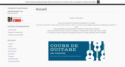 Desktop Screenshot of cours-de-guitare-vendee.com