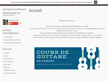Tablet Screenshot of cours-de-guitare-vendee.com